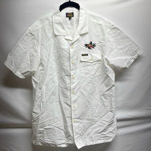 Wrangler x Billabong Dakota Vacay Short Sleeve Button Shirt Men's Size Medium